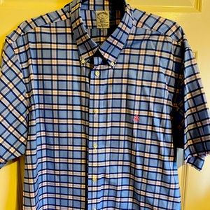 Brooks Brothers Regent Short Sleeve Button Down XL